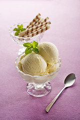 Image showing Vanilla ice cream