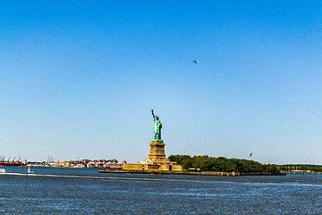 Image showing Statue of Liberty from the water