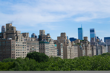 Image showing Upper East Side from the MET