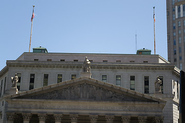 Image showing Top of the Supremem court of NYC