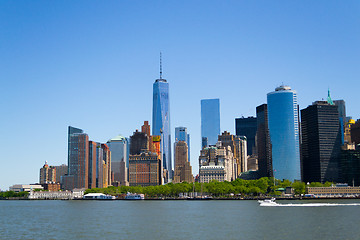 Image showing Downtown NYC skyline