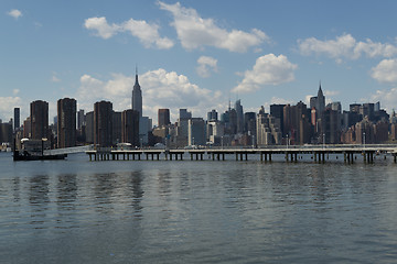 Image showing Empire state and Chrysler buildings