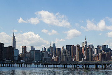 Image showing Midtown from Green point