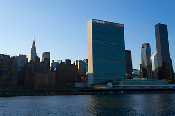 Image showing Midtown from a Ferry in the East River