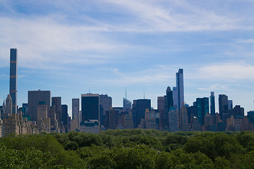 Image showing Midtown from the MET rooftop