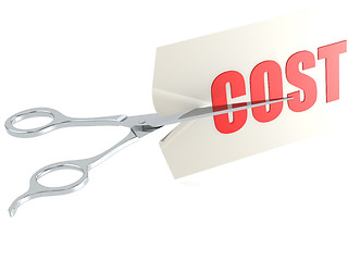 Image showing Cut cost