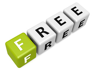 Image showing Green free