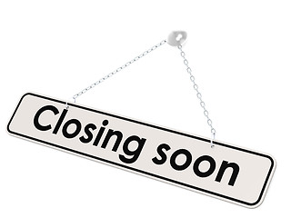 Image showing Closing soon banner