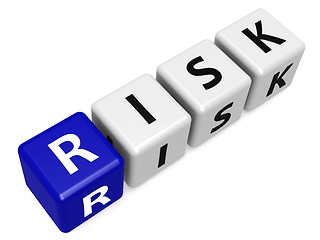 Image showing Blue risk