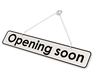 Image showing Opening soon banner