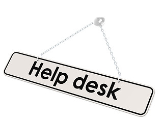 Image showing Help desk banner