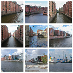 Image showing Hamburg Hafencity set