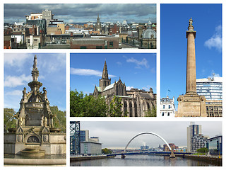 Image showing Glasgow landmarks collage