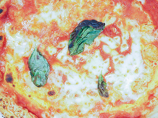 Image showing Margherita pizza background