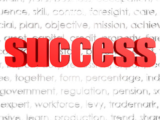 Image showing Success word cloud