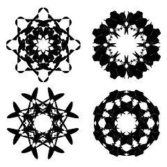 Image showing Abstract Black Ornaments 