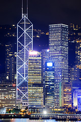 Image showing Hong Kong at night