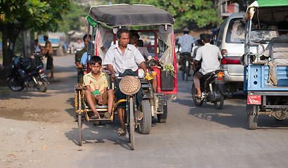 Image showing Sittwe, the capital of the Rakhine State in Myanmar