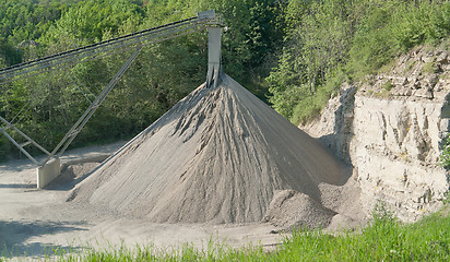 Image showing gravel pit