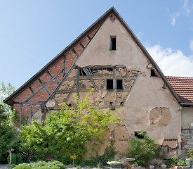 Image showing farmhouse facade