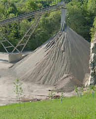 Image showing gravel pit