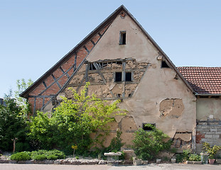 Image showing farmhouse facade