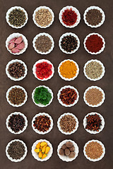 Image showing Aromatic Spices and Herbs