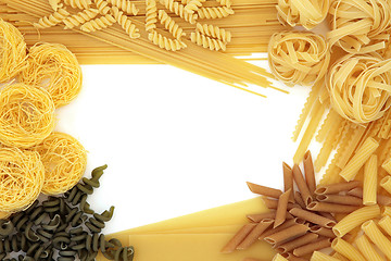 Image showing Pasta Abstract Frame