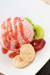 Image showing Fruit ice cream