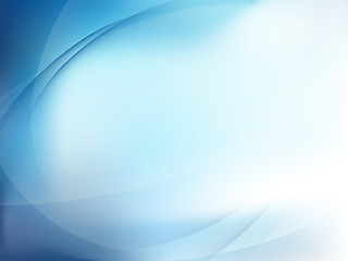 Image showing Blue Light Wave Abstract Background. EPS 10