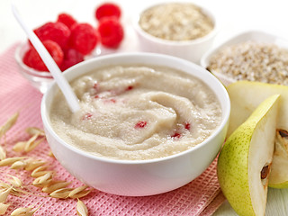 Image showing bowl of baby food