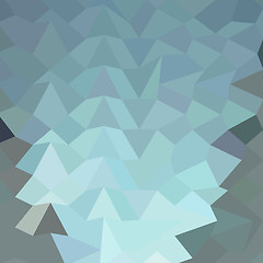 Image showing Cambridge Blue Abstract Low Polygon Background