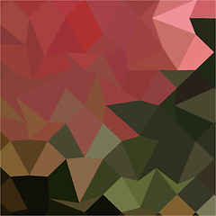 Image showing Brunswick Green Abstract Low Polygon Background