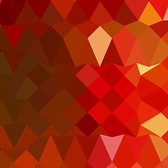 Image showing Incardine Red Abstract Low Polygon Background