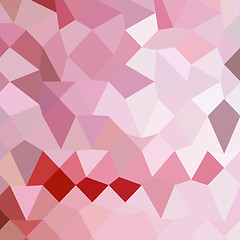 Image showing Cameo Pink Abstract Low Polygon Background