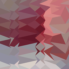 Image showing Imperial Purple Abstract Low Polygon Background