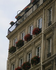 Image showing Apartment building in Paris