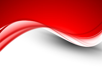 Image showing Abstract red background