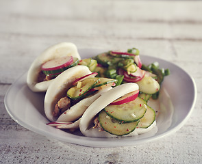 Image showing  Beef or Turkey Steamed Buns 