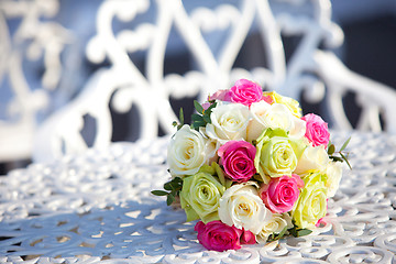 Image showing wedding bridal bouquet