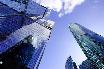 Image showing modern skyscraper, Moscow