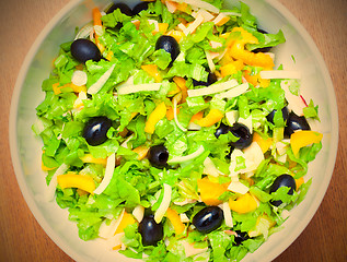 Image showing Assorted salad