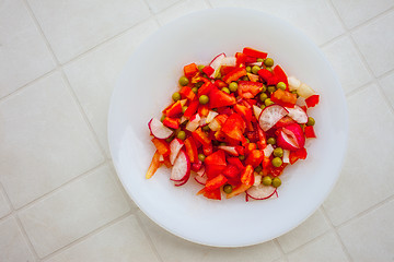 Image showing summer salad