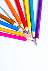 Image showing set of colored pencils