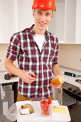 Image showing lunch repairman