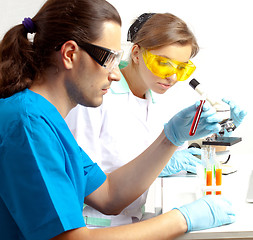 Image showing team of scientific research laboratory