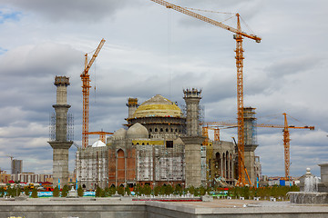 Image showing Construction of the mosque