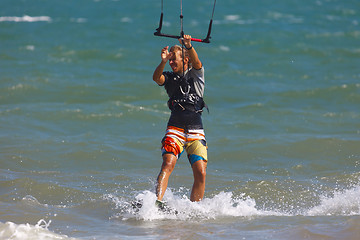 Image showing Kite surfer 