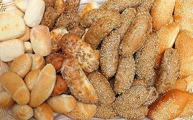 Image showing Basket of Bread