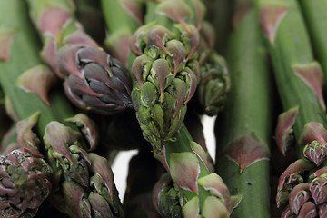 Image showing green asparagus background